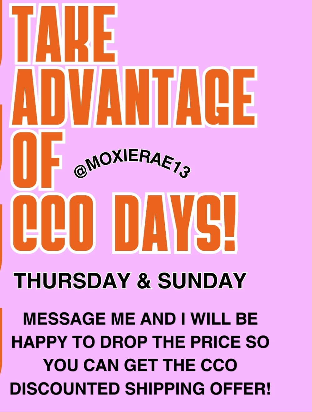 Xtra Xtra 🚨🚨CCO Days (Closet Clear Out) Read All About It. 🚨🚨